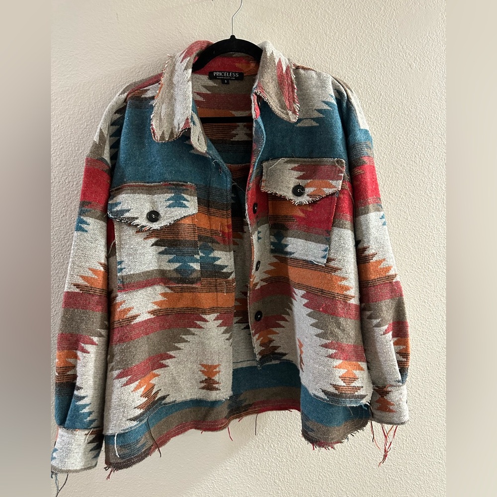 Multicolor Patterned Jacket - image 2